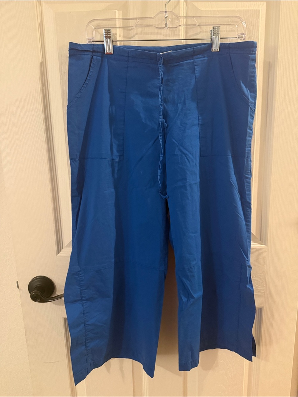 Women’s  Blue Wide-Leg yoga pants